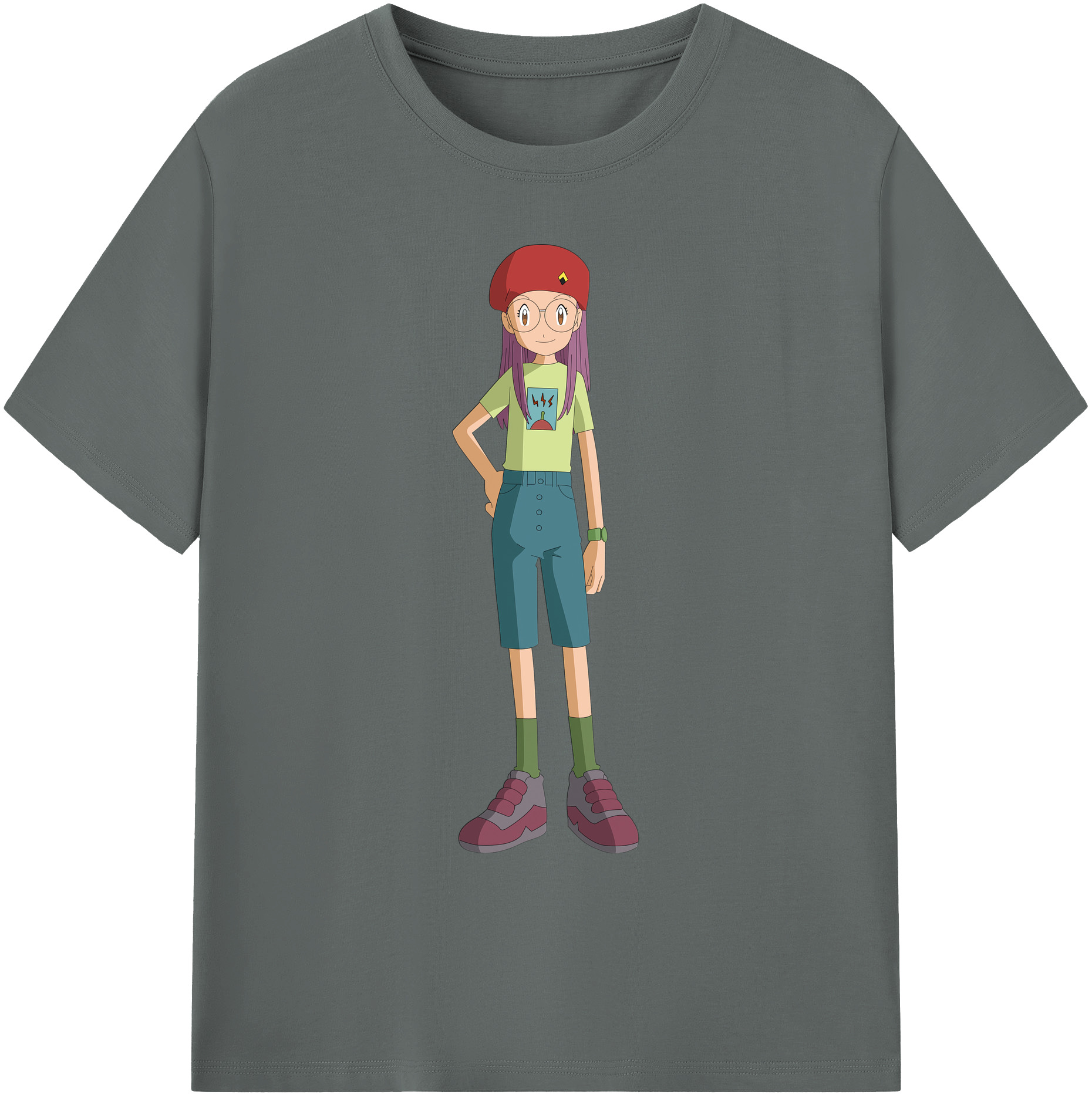 （画像用） Digimon デジタルモンスター/デジモン 綿100％ メンズ半袖Tシャツ｜肌触りやわらか＆通気性